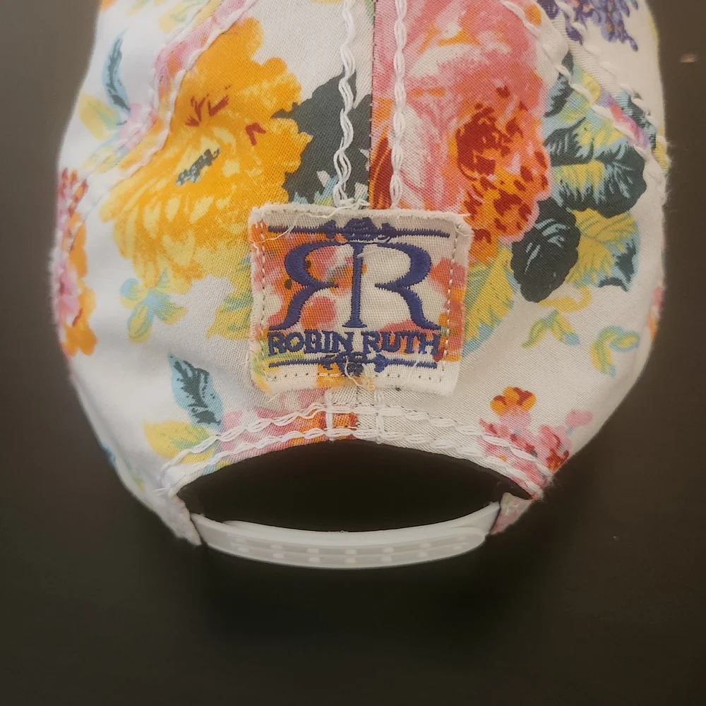 Robin Ruth Ireland Pastel Floral Baseball Hat One Size - Picture 4 of 6